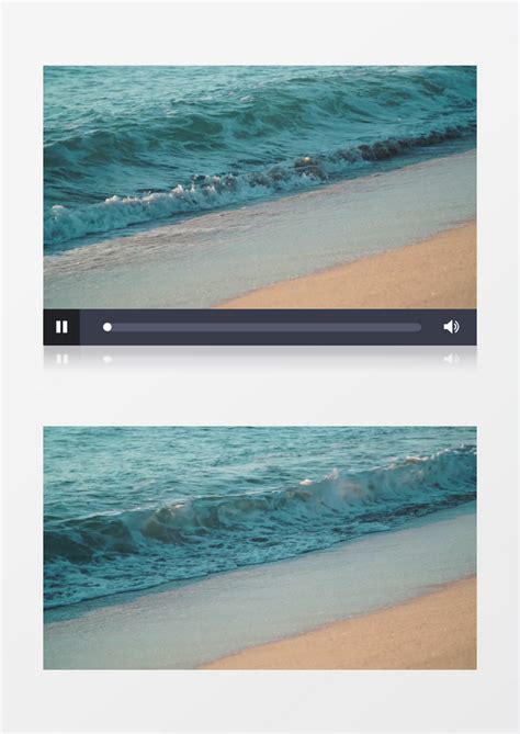 海浪_特写海浪拍打沙滩实拍视频模板下载_图客巴巴
