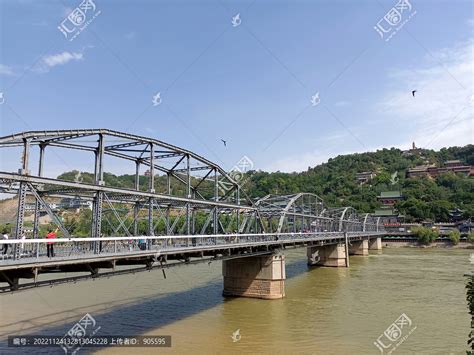 兰州黄河铁桥,中山桥,路桥建筑,建筑摄影,摄影素材,汇图网www.huitu.com