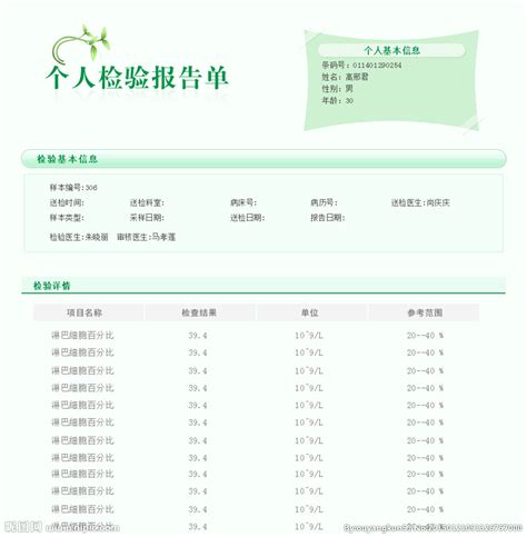 医疗健康 体检报告网页设计图__中文模板_ web界面设计_设计图库_昵图网nipic.com