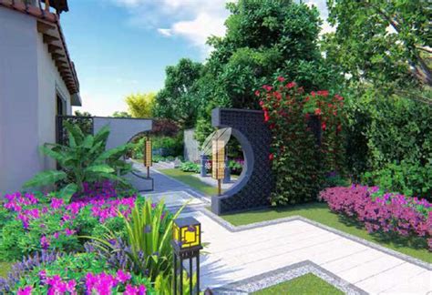 花园设计效果图(100平米私家花园)_视觉癖