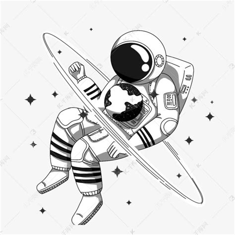 宇航员怎么画，手绘宇航员的画法步骤教程-黄鹤楼动漫动画制作公司