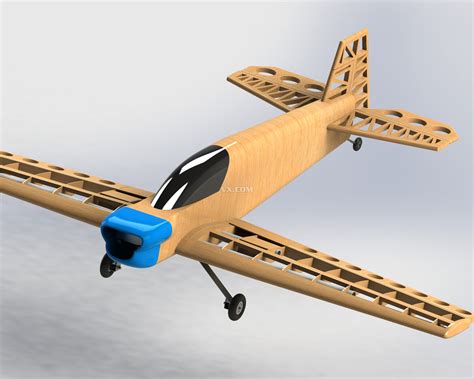 小型飞机3D模型,STEP格式模型_飞机模型下载-摩尔网CGMOL