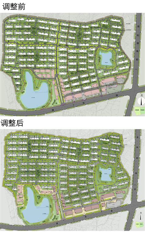 烟台市自然资源和规划局 规划公开公示 上车门旧村改造A、B地块设计调整方案公示内容