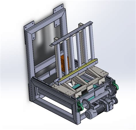 【非标数模】顶升移栽升降机3D数模图纸 Solidworks设计_SolidWorks-仿真秀干货文章