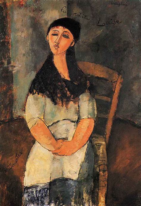 Little Louise By Amedeo Modigliani Art Reproduction from Cutler Miles.