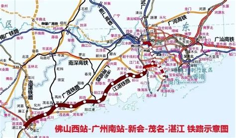 广湛高铁路线图,渝广高铁新线路线图,广湛高铁最终线路图_大山谷图库