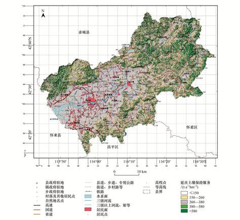 县区生态系统服务分布图编制——以北京市延庆区土壤保持服务为例