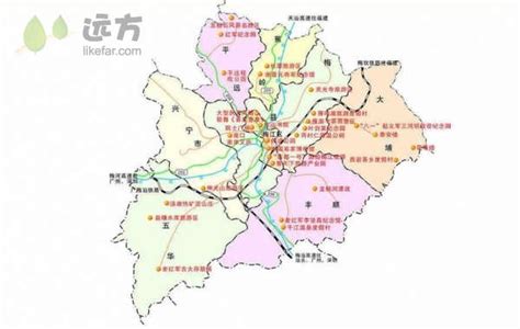 广州梅州地图全图,梅州,广州市_大山谷图库