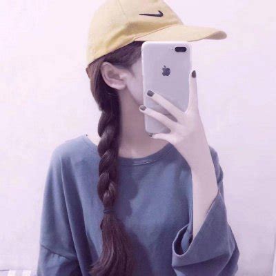 女生头像温柔手机遮挡