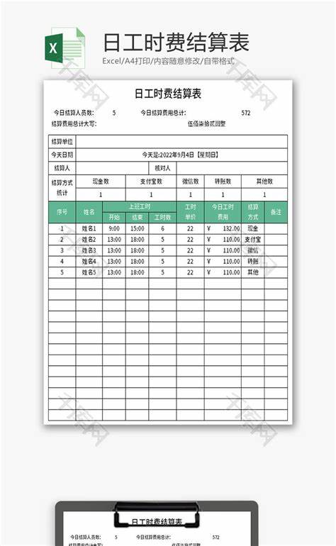 全部项目的结算明细表