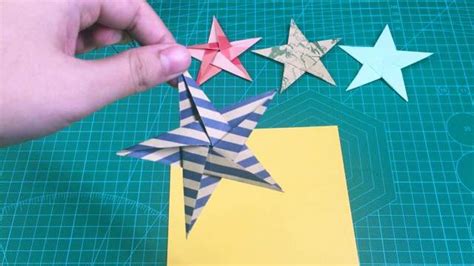 一张纸立体折纸五角星教程(怎样用纸折五角星简单立体) | 抖兔教育