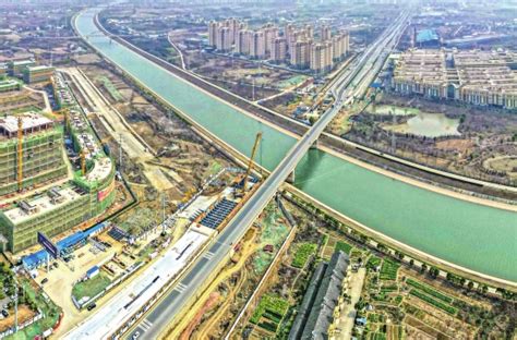 荆州复兴大道跨江汉运河桥进行索塔塔柱施工-荆州市人民政府网