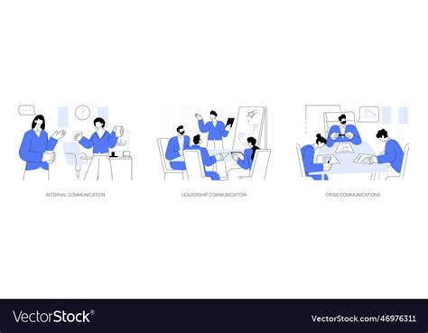Business communication abstract concept Royalty Free Vector