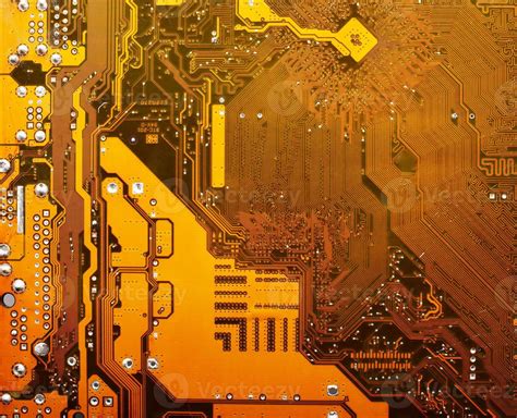 yellow electronic circuit board 5023495 Stock Photo at Vecteezy