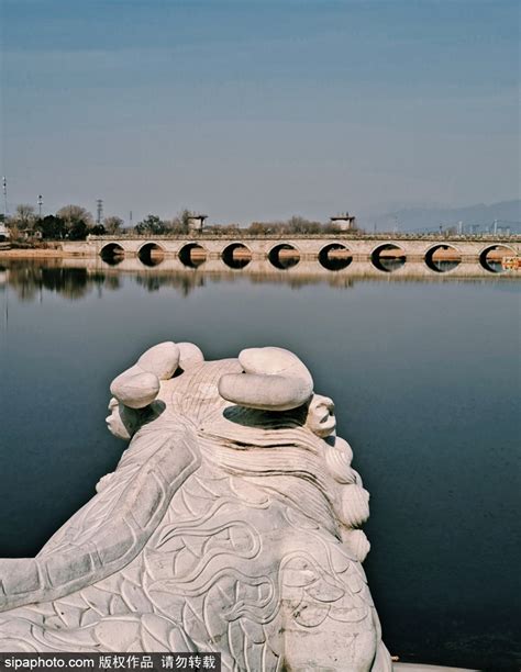 夕阳下的北京卢沟桥遗址风景名胜免费下载_6691像素_编号44520531-千图网