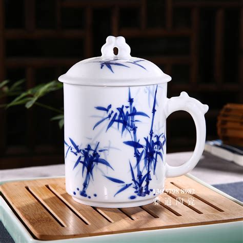 景德镇手绘青花瓷陶瓷茶杯（六款）-雅道陶瓷网
