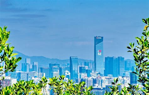 深圳南山区科技园高处俯瞰周边景观高清图片下载-正版图片502497168-摄图网