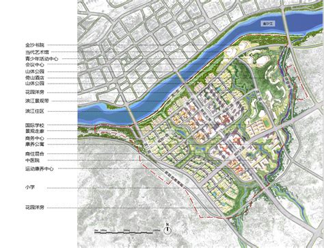 宜宾普和新区规划图,宜宾市城市规划图2025,宜宾场片区规划图(第4页)_大山谷图库
