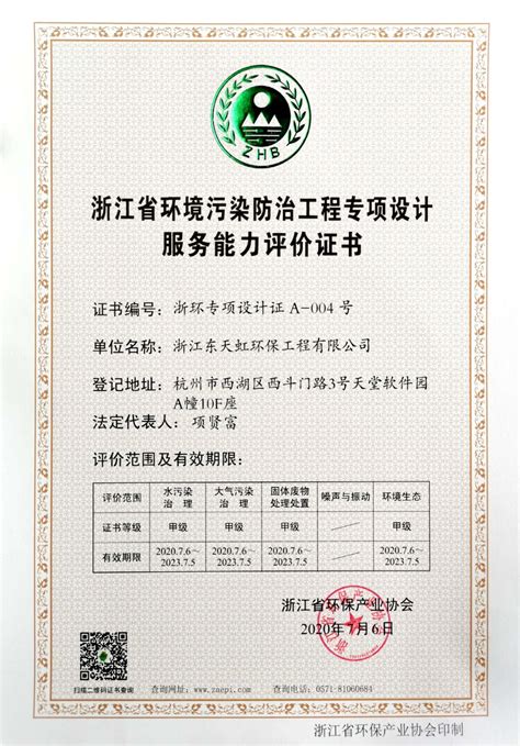 环境能力证书 - 资质荣誉 - 走进我们 - 四川省地矿局成都综合岩矿测试中心