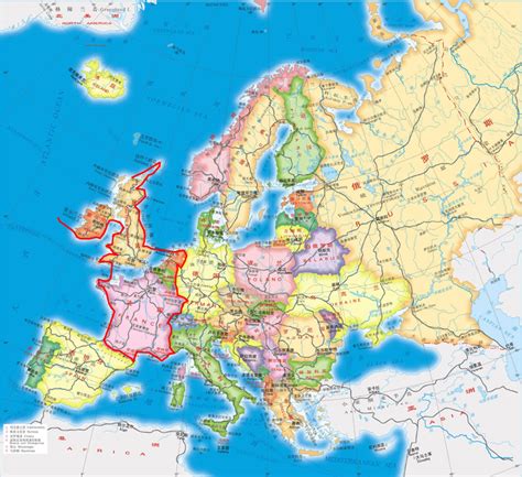 欧洲地图高清摄影大图-千库网