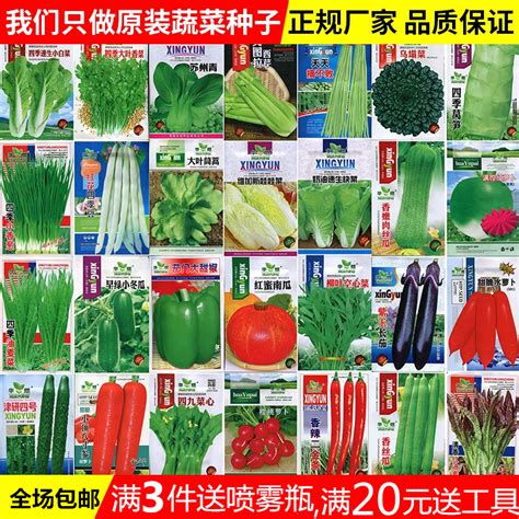 瓜果蔬菜种子阳台种菜庭院水果菜籽小白菜四季易种植物种子包邮_虎窝淘
