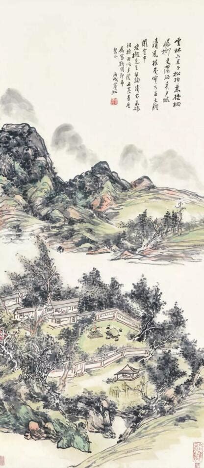 中国书画销售：黄宾虹《多荫书屋图》 国画