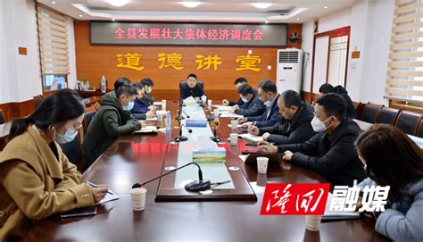 隆回县召开发展壮大集体经济调度会_时政新闻_隆回新闻网