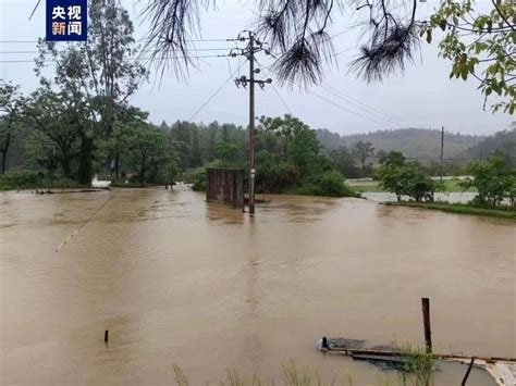 江西多地遭受强对流天气袭击 水位上涨公路被淹-图片-中国天气网