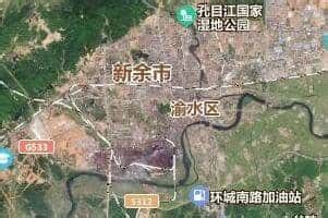 江西省新余市旅游地图高清版_江西地图_初高中地理网
