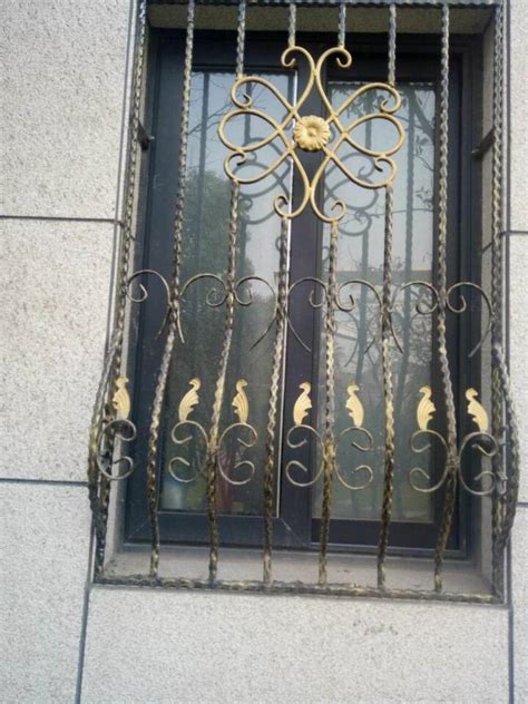 上海铁艺防盗窗小区别墅可开逃生窗欧式防护窗阳台飘窗铁艺围护栏-淘宝网