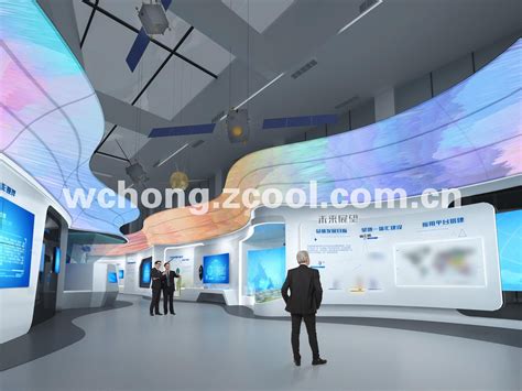 中国卫星通信公司展厅设计|空间|展示设计 |F遨游 - 原创作品 - 站酷 (ZCOOL)
