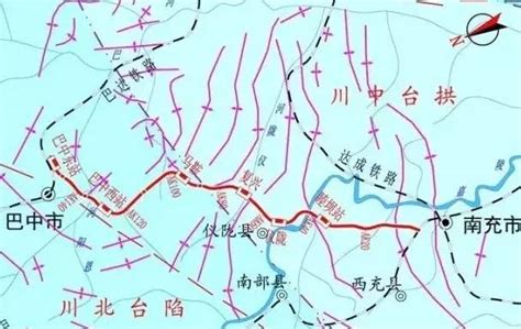 汉中到四川南充将修建一条高铁，途经14站
