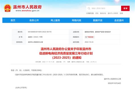 温州市促进新电商经济高质量发展三年行动计划 （2023-2025）- 本地宝