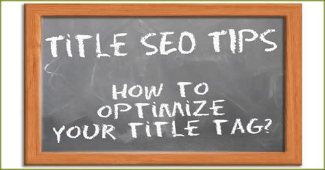 What is an SEO Title? How to build a good SEO Title.