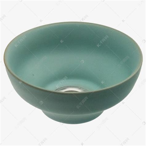 绿色瓷器茶碗素材图片免费下载-千库网