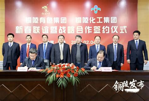 铜陵有色集团与铜化集团签署战略合作协议 - 安徽产业网