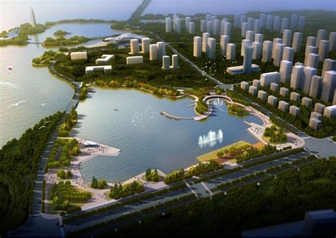 江西九江八里湖中央商务区亲水公园设计-浙江铭扬工程设计公司