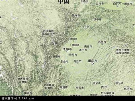 四川省地图 - 四川省卫星地图 - 四川省高清航拍地图 - 便民查询网地图