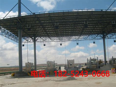 G42沪蓉高速垫江收费站罩棚网架-徐州先禾钢结构网架工程有限公司