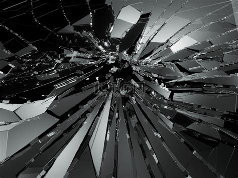 玻璃破碎透明打碎元素素材下载-正版素材402069224-摄图网