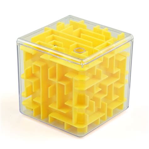 儿童智力早教逃生迷宫方块游戏 3D立体智力迷宫球减压魔方玩具-阿里巴巴