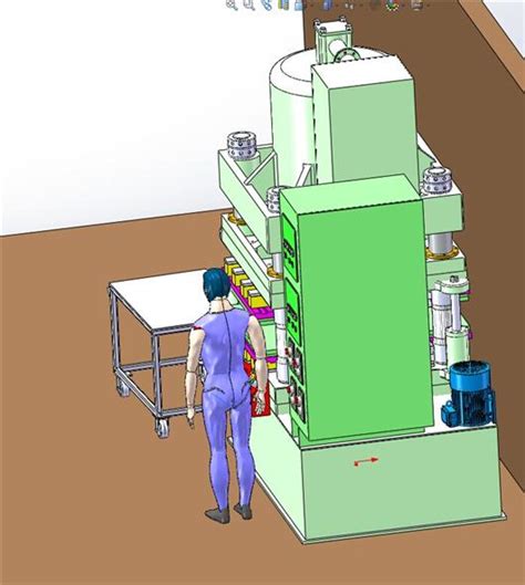 【中南】橡胶机械-800吨橡胶涂料机3D模型下载_三维模型_SolidWorks模型 - 制造云 | 产品模型