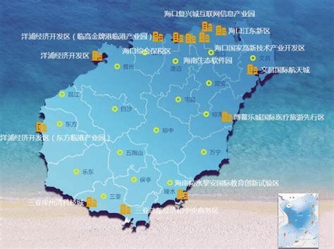 【产业图谱】2022年海南省产业布局及产业招商地图分析-中商情报网