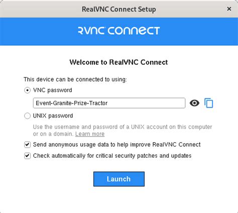 How do I get started with RealVNC Connect on Linux? – RealVNC Help Center