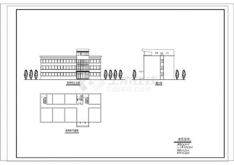 蚌埠某购物中心初步设计方案全套CAD图_商业广场_土木在线