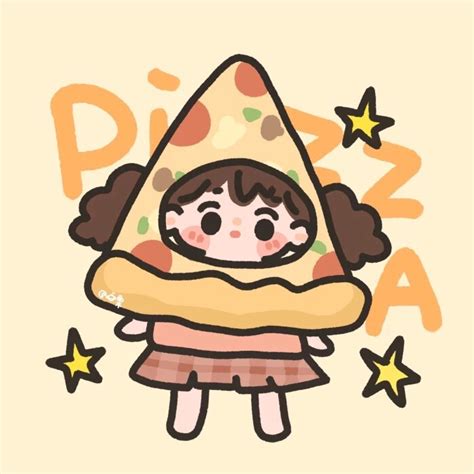 零食头像甜美女生动漫版