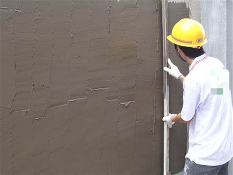 街道外墙仿砖真石漆施工案例