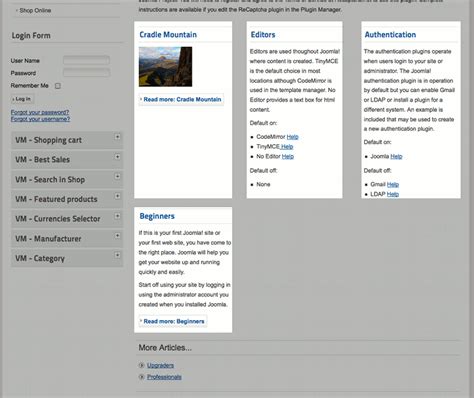 Joomla 2.5 Front Page Settings for Featured Articles | InMotion Hosting