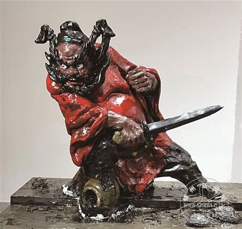 仗剑驱邪恶——陶海峰创作的钟馗形象赏析-嵊州新闻网