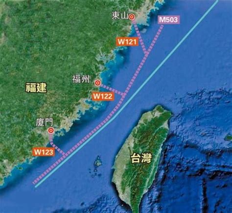 中国东南海上M503航线北上及衔接线启用 避开台湾相关航线_航空要闻_资讯_航空圈